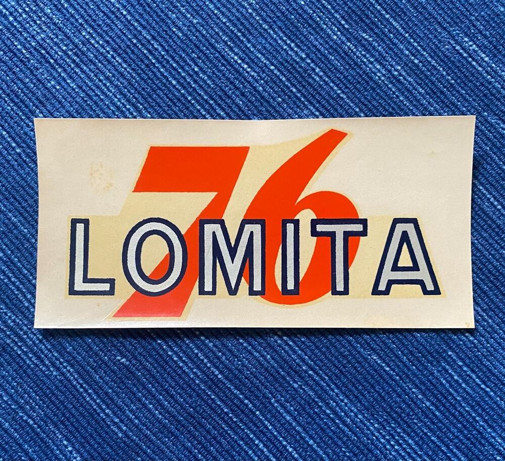 Vintage Union 76 Oil Lomita California Water Decal Gas Station Travel Souvenir